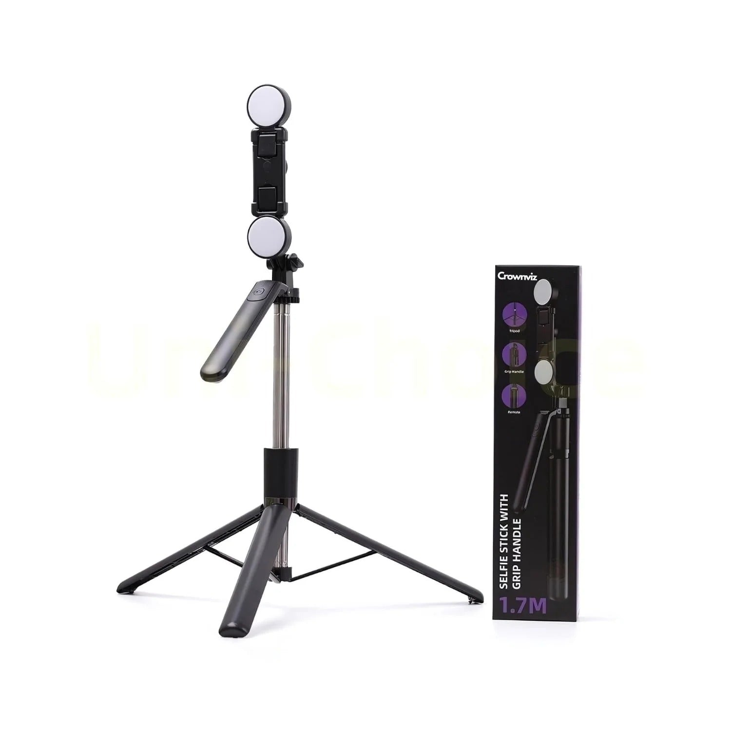 Selfie Stick with Grip Handle