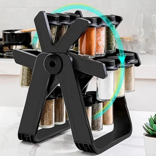 18 Jar Rotating Spice Rack