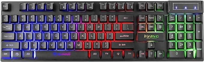 Rainbow Gaming Keyboard & Mouse ©